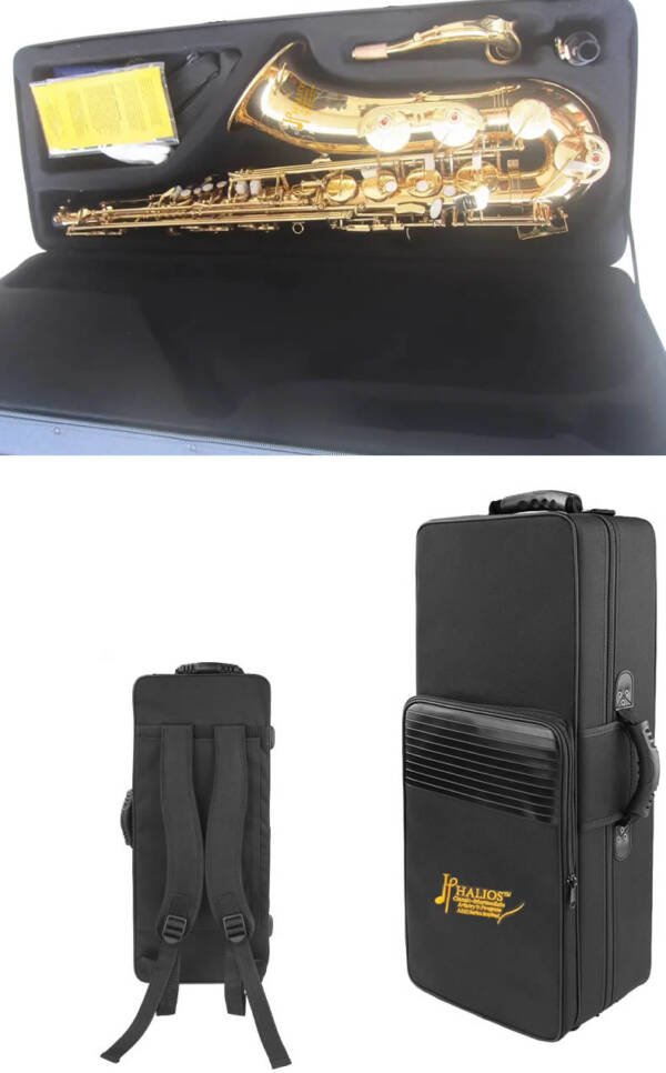 Saxofon Tenor profesional Halios Serie 3 Gold HT82 Gold - Imagen 4