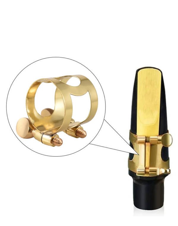 Abrazadera Halios para Boquilla de Saxofon Alto Tenor