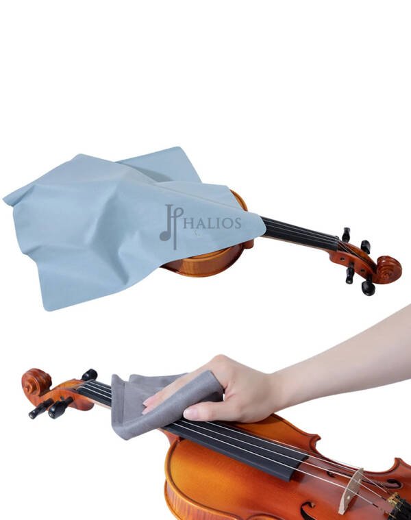 Paño de microfibra Halios para limpieza externa de instrumentos saxofon - Imagen 3