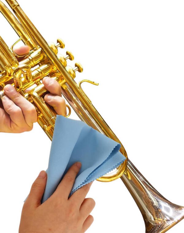 Paño de microfibra Halios para limpieza externa de instrumentos saxofon - Imagen 2