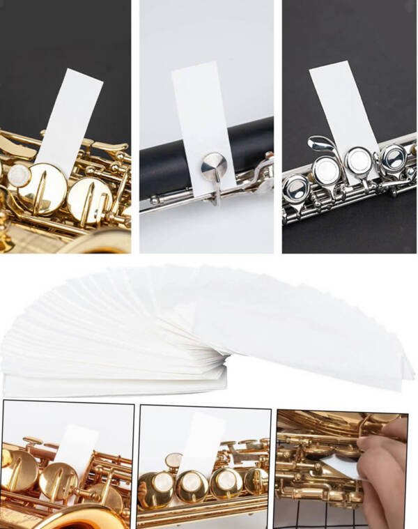 Papel Almohadilla absorvente Halios para Zapatillas de saxofon - Imagen 4