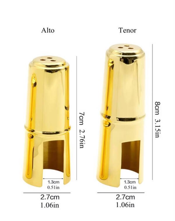 Tapa Protector Halios para Boquilla de Saxofon Alto Tenor - Imagen 4
